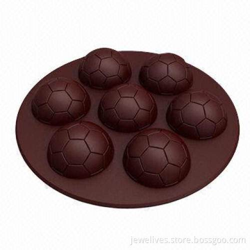 3D football silicone chocolate molds
